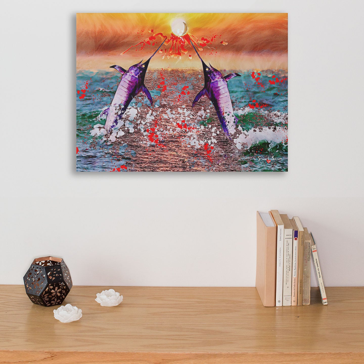 animal wall art sea print