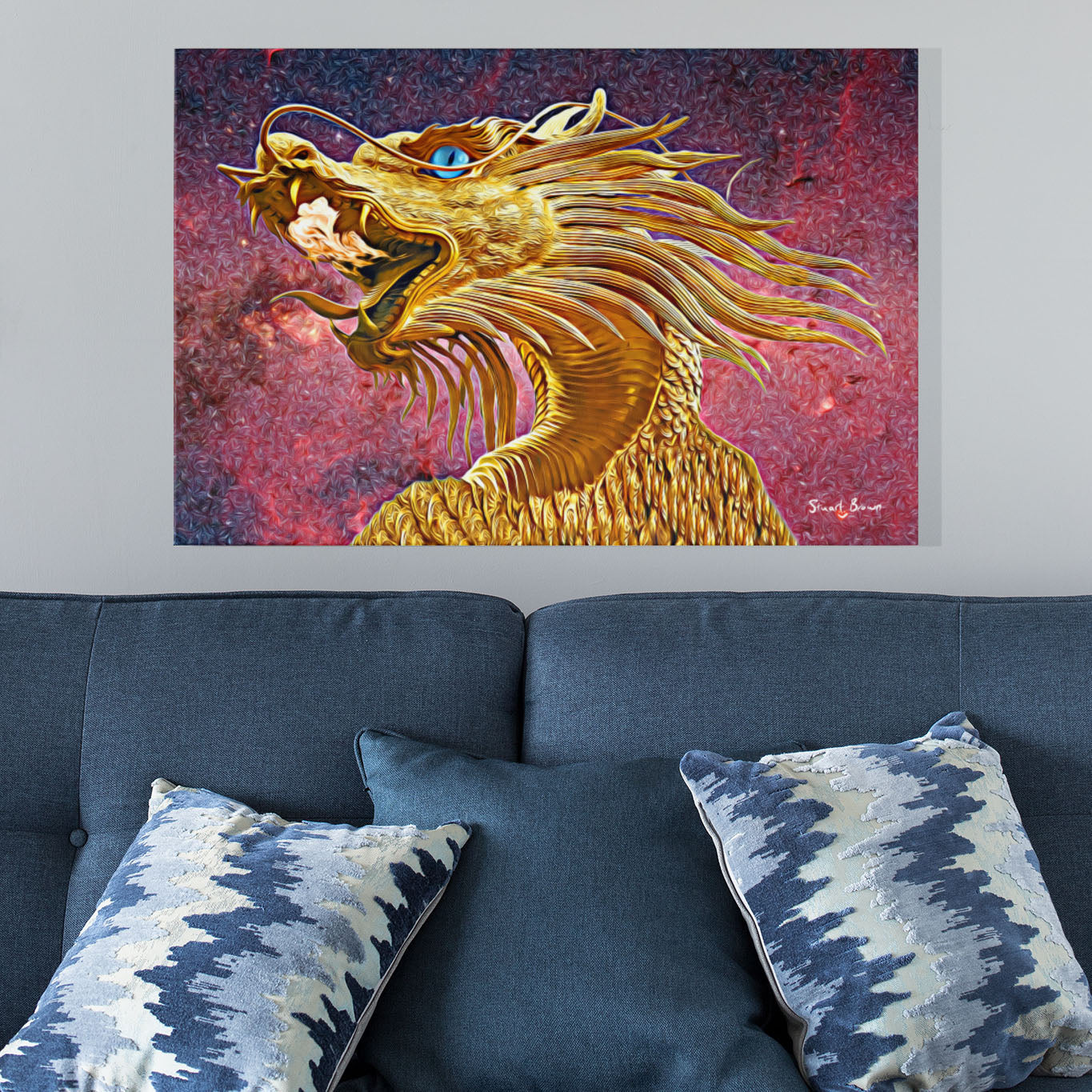 chinese dragon art