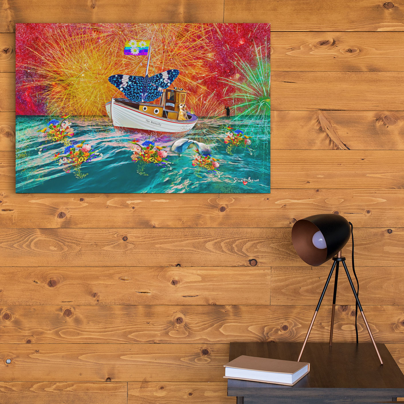 dolphin art