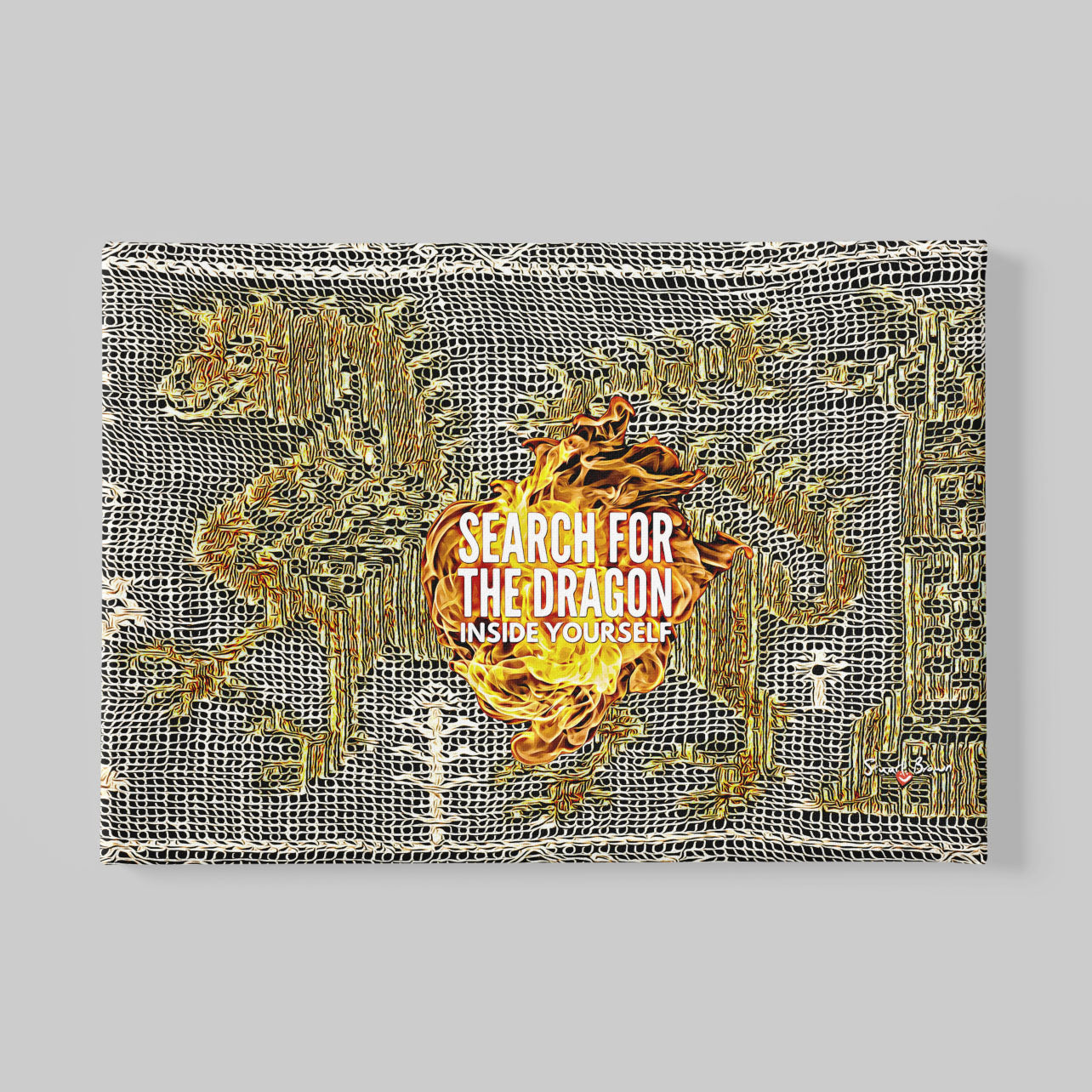 dragon canvas print