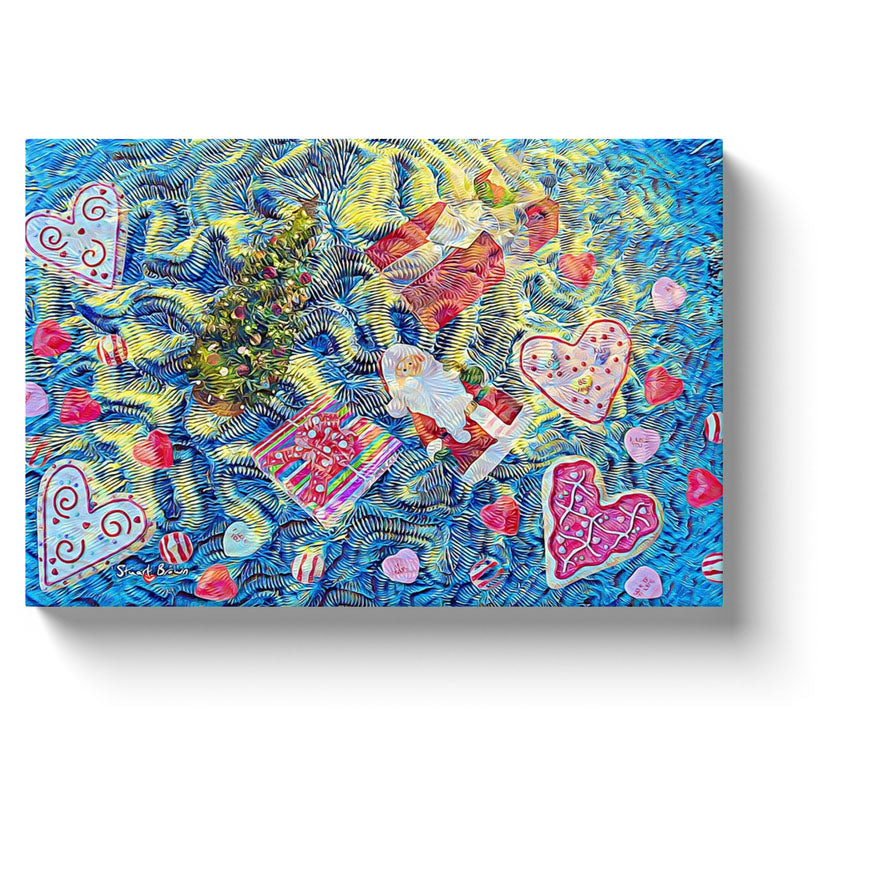 dreams of christmas xmas art print