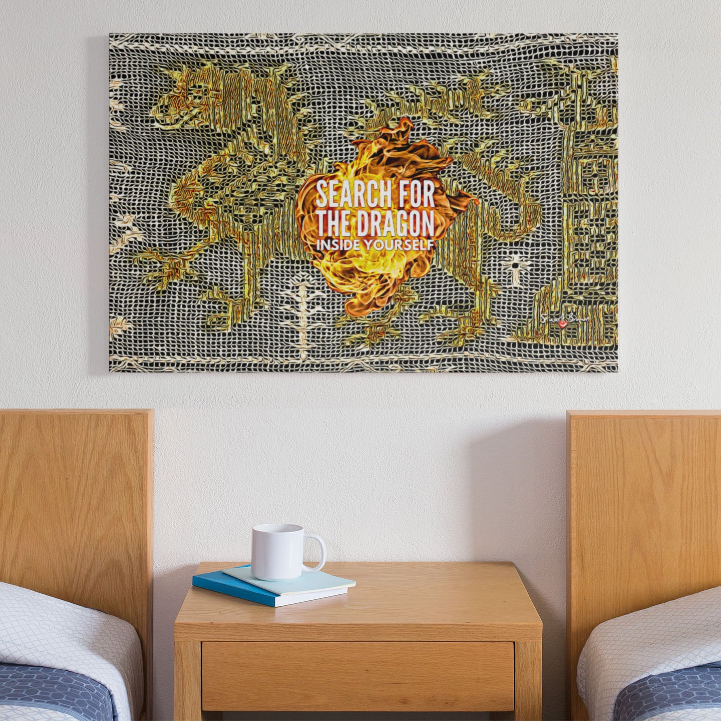 golden dragon art