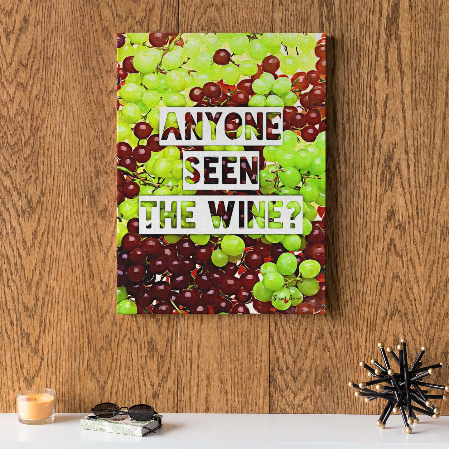 grapes artwork