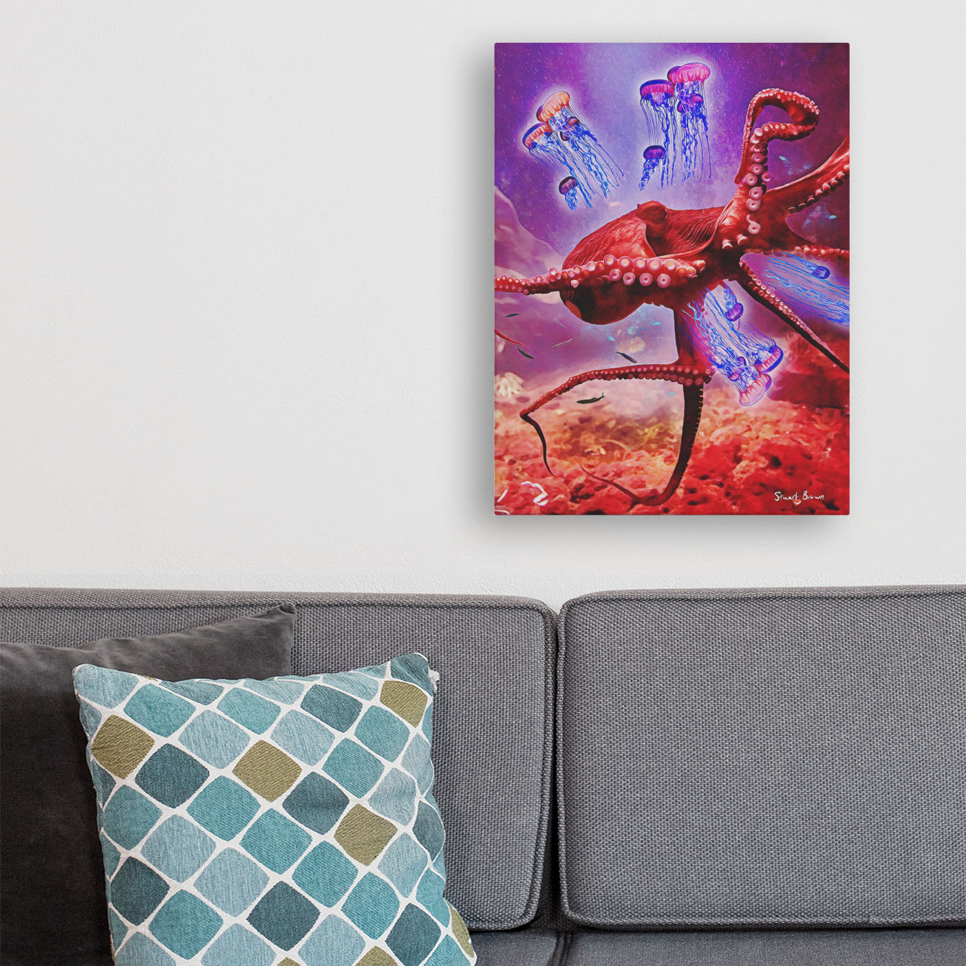 jellyfish art print