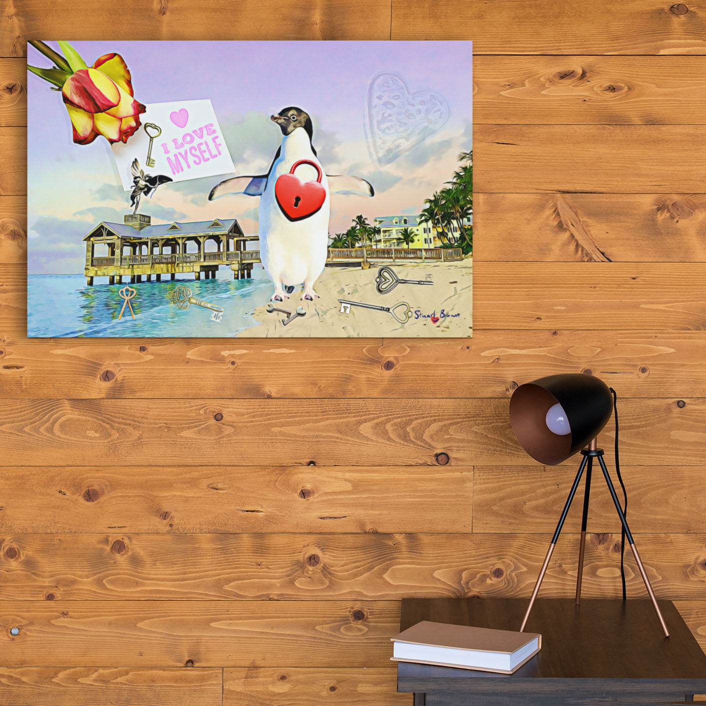 keys to my heart canvas