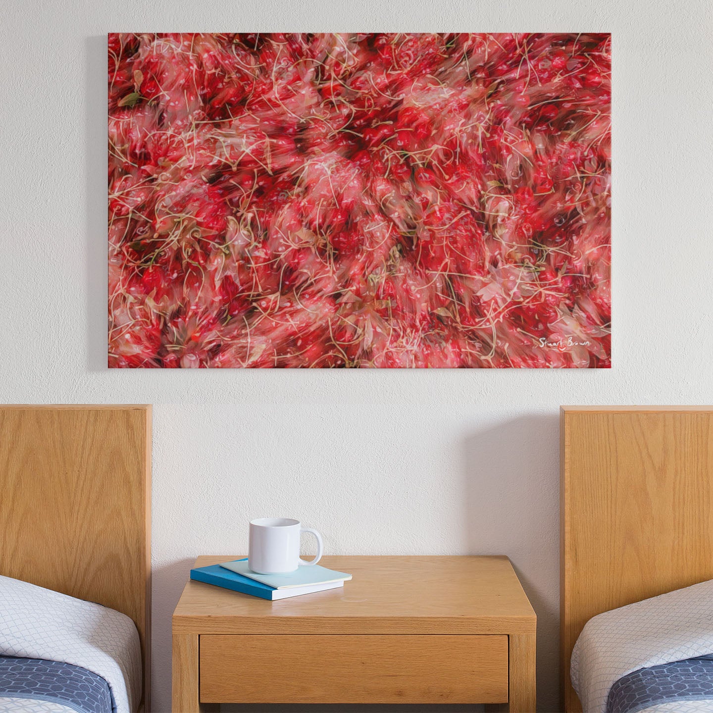 red art print