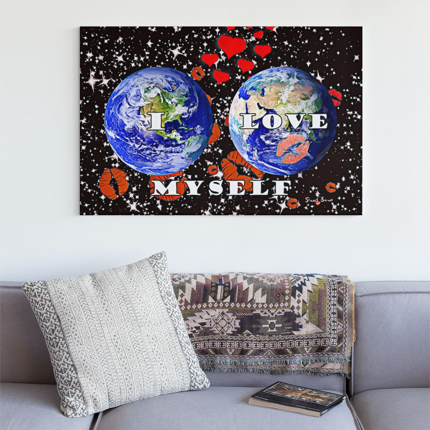 two planets kissing