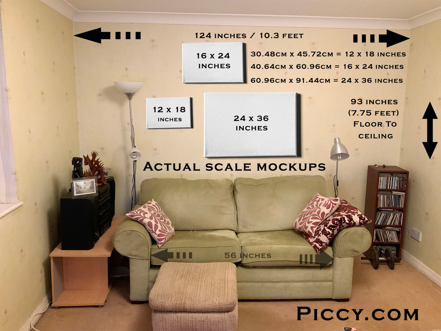Actual Scale Mockup