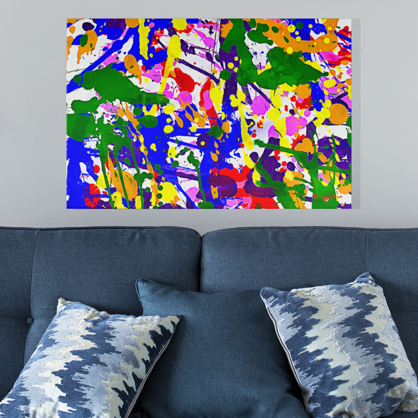 abstract art print