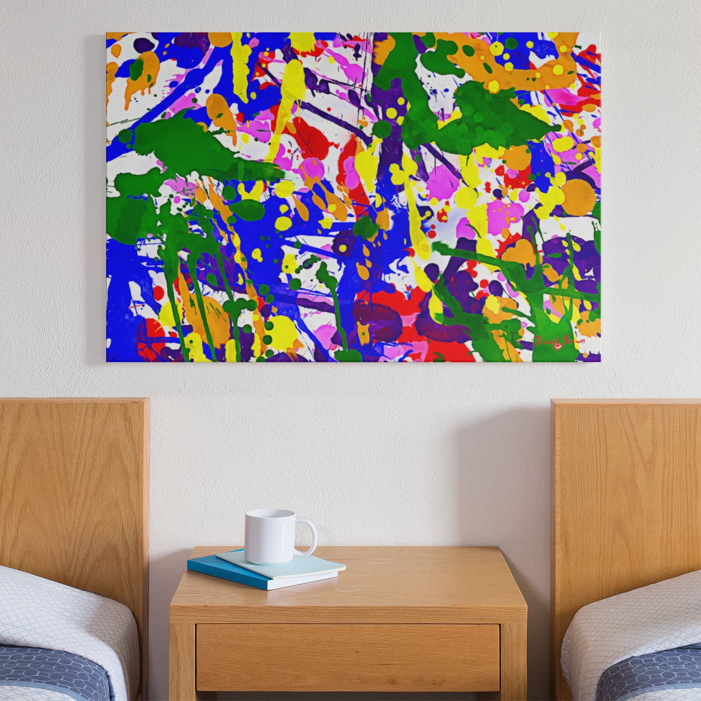 abstract expressionist print