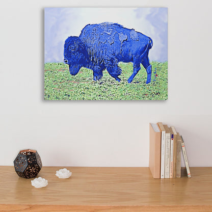 bison art print