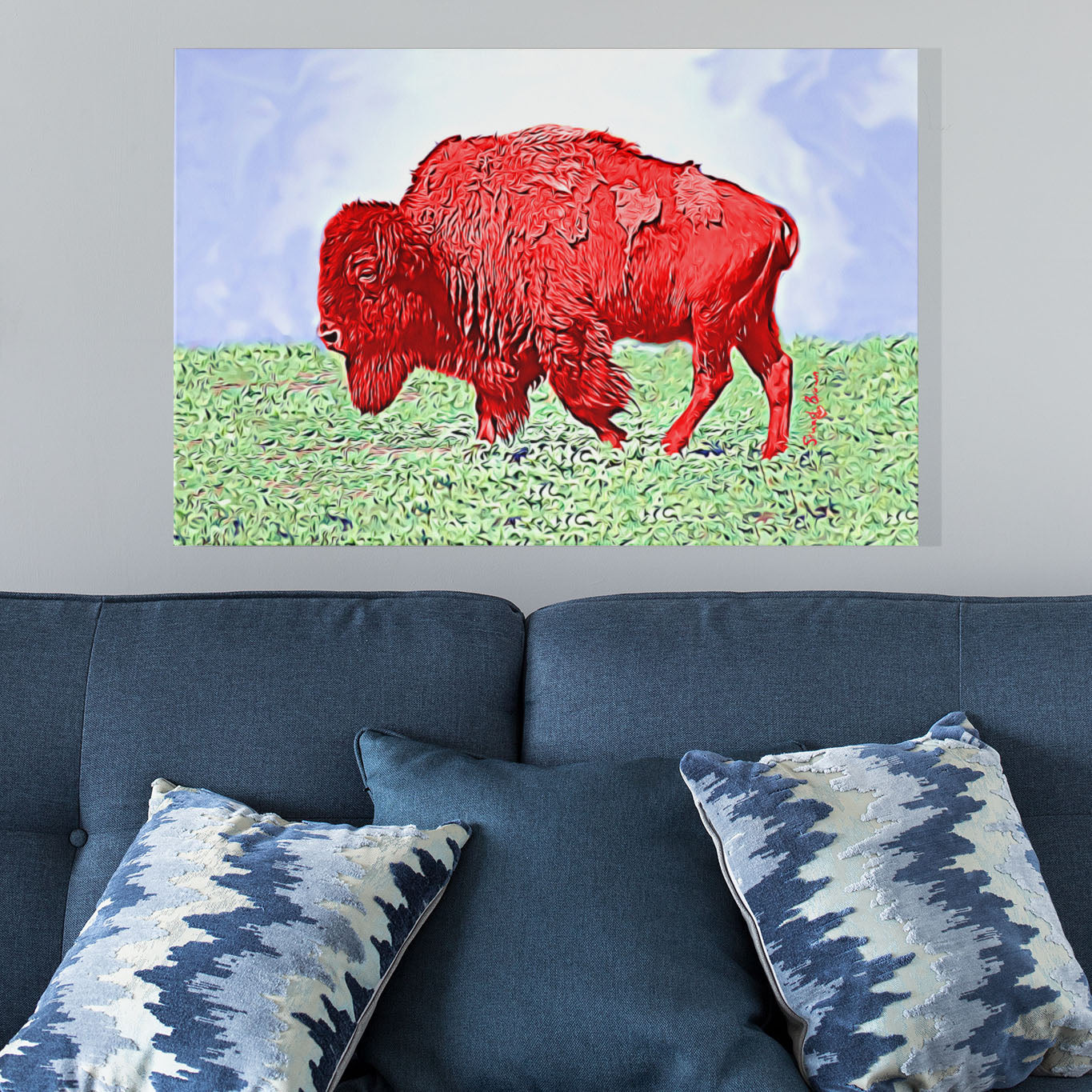 bison artwork