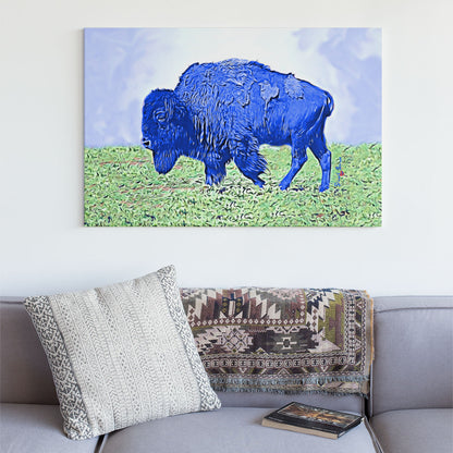 blue bison home decor