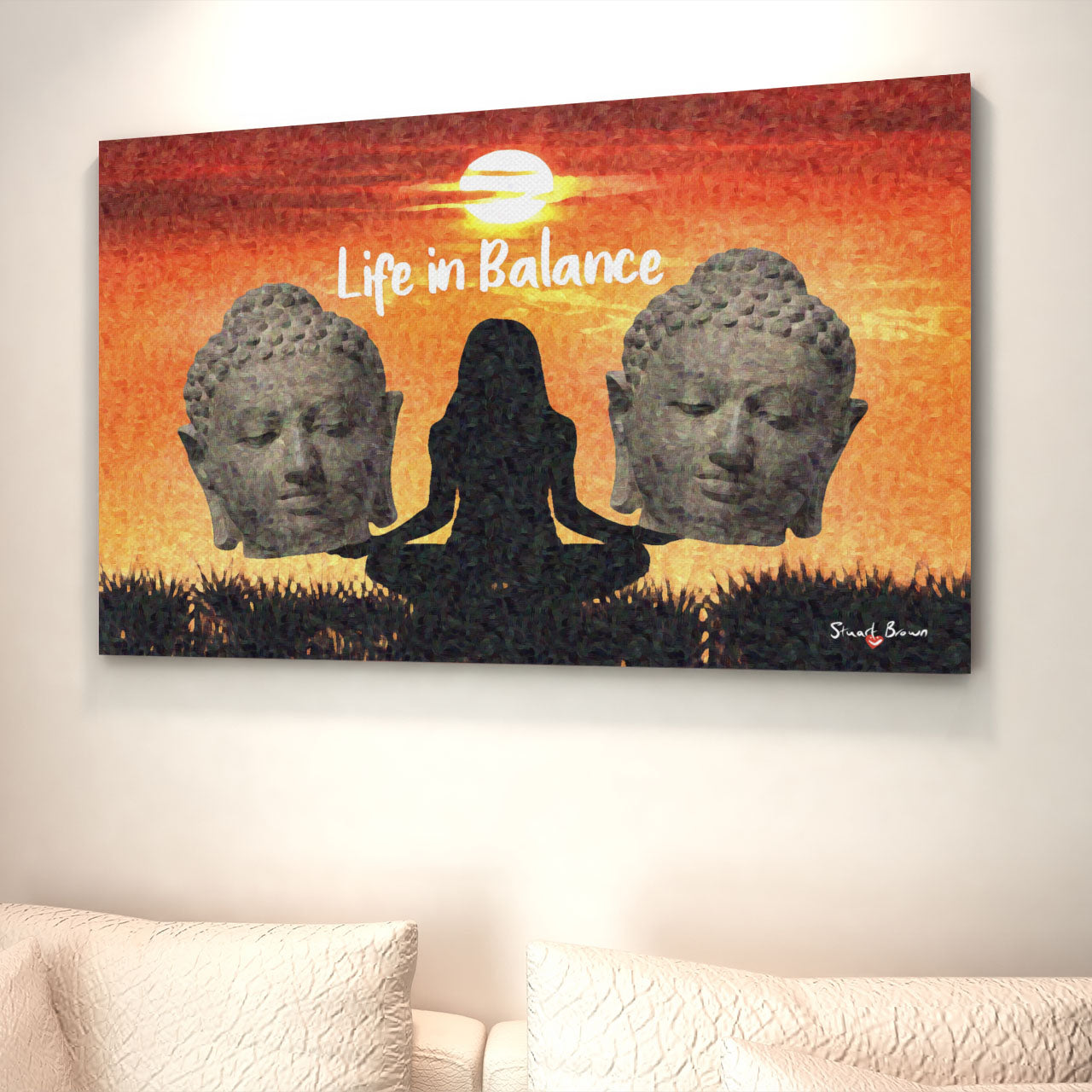 buddha wall art