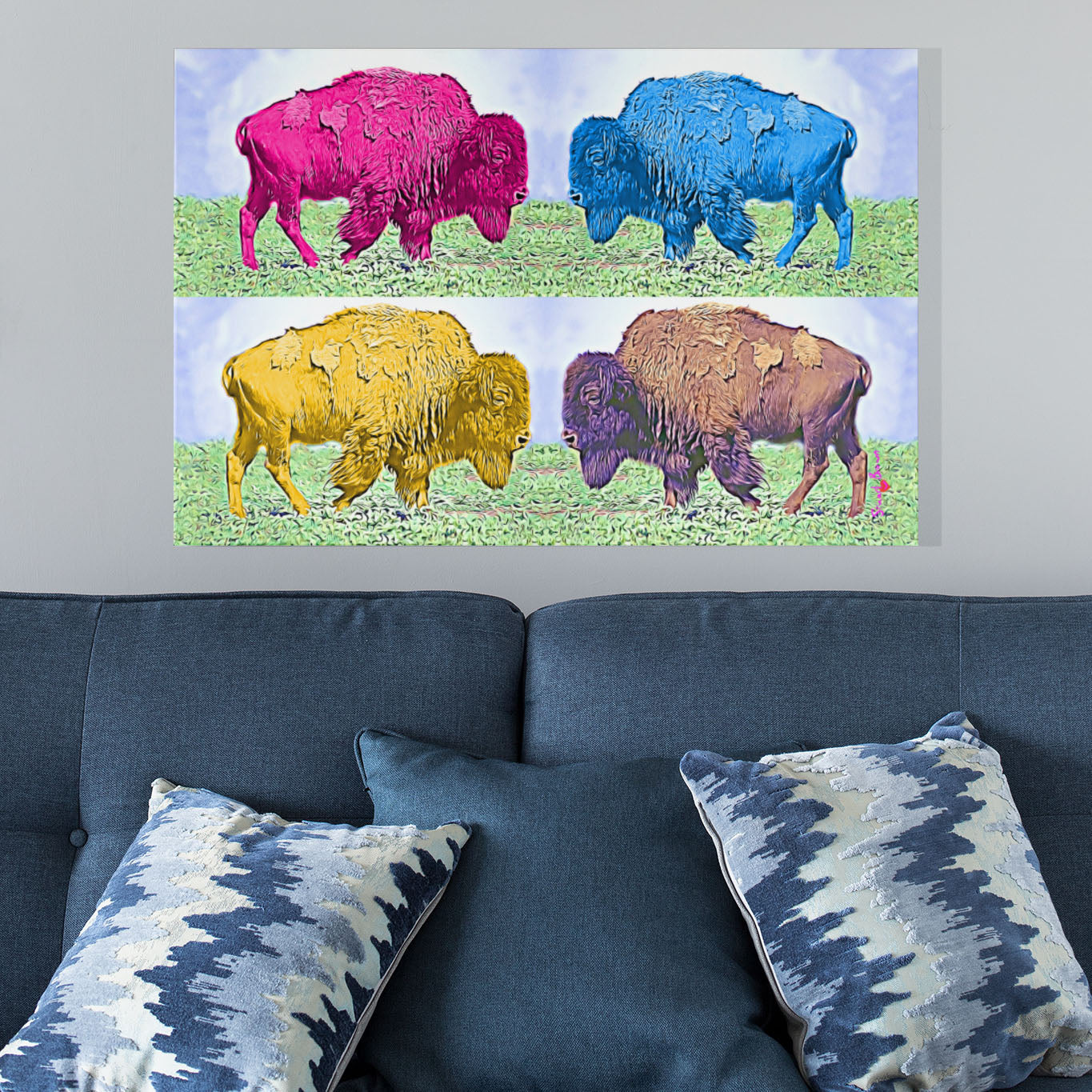 buffalo wall art