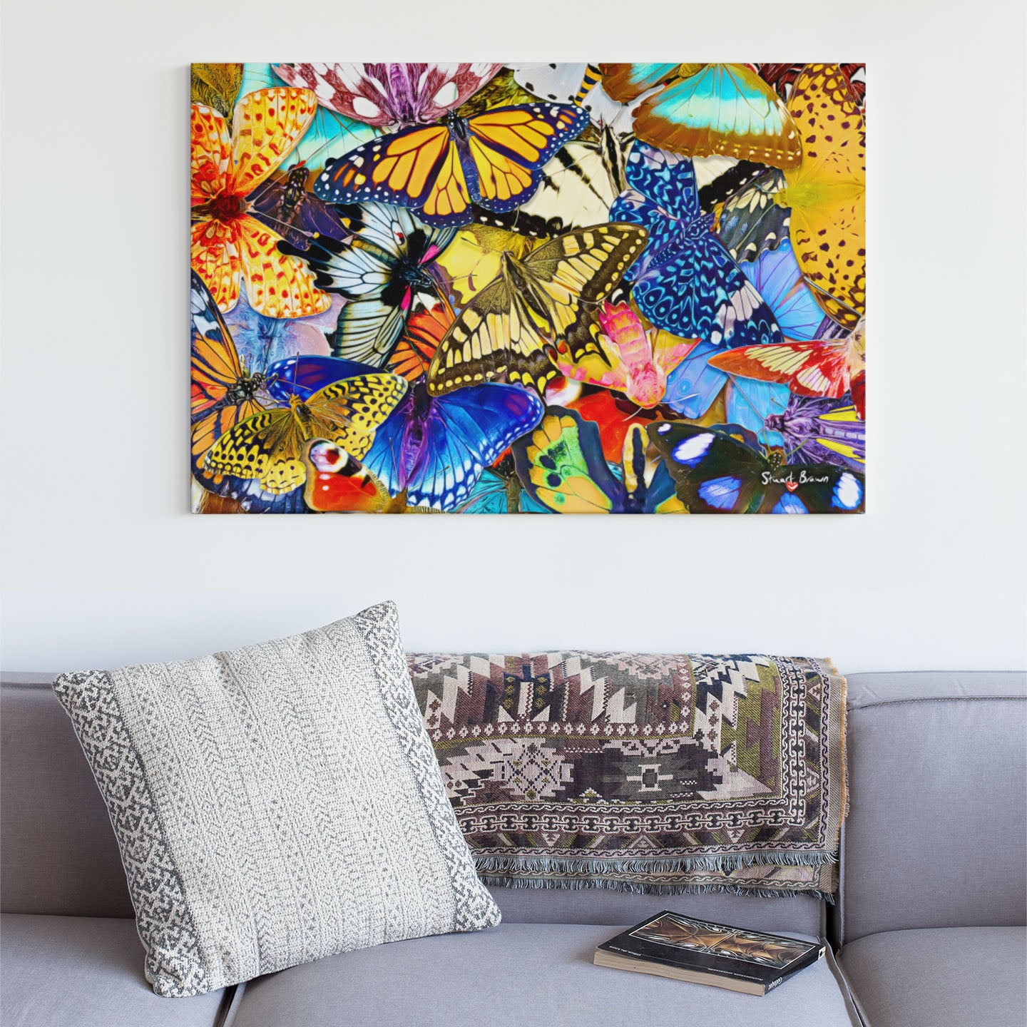 butterfly wall art