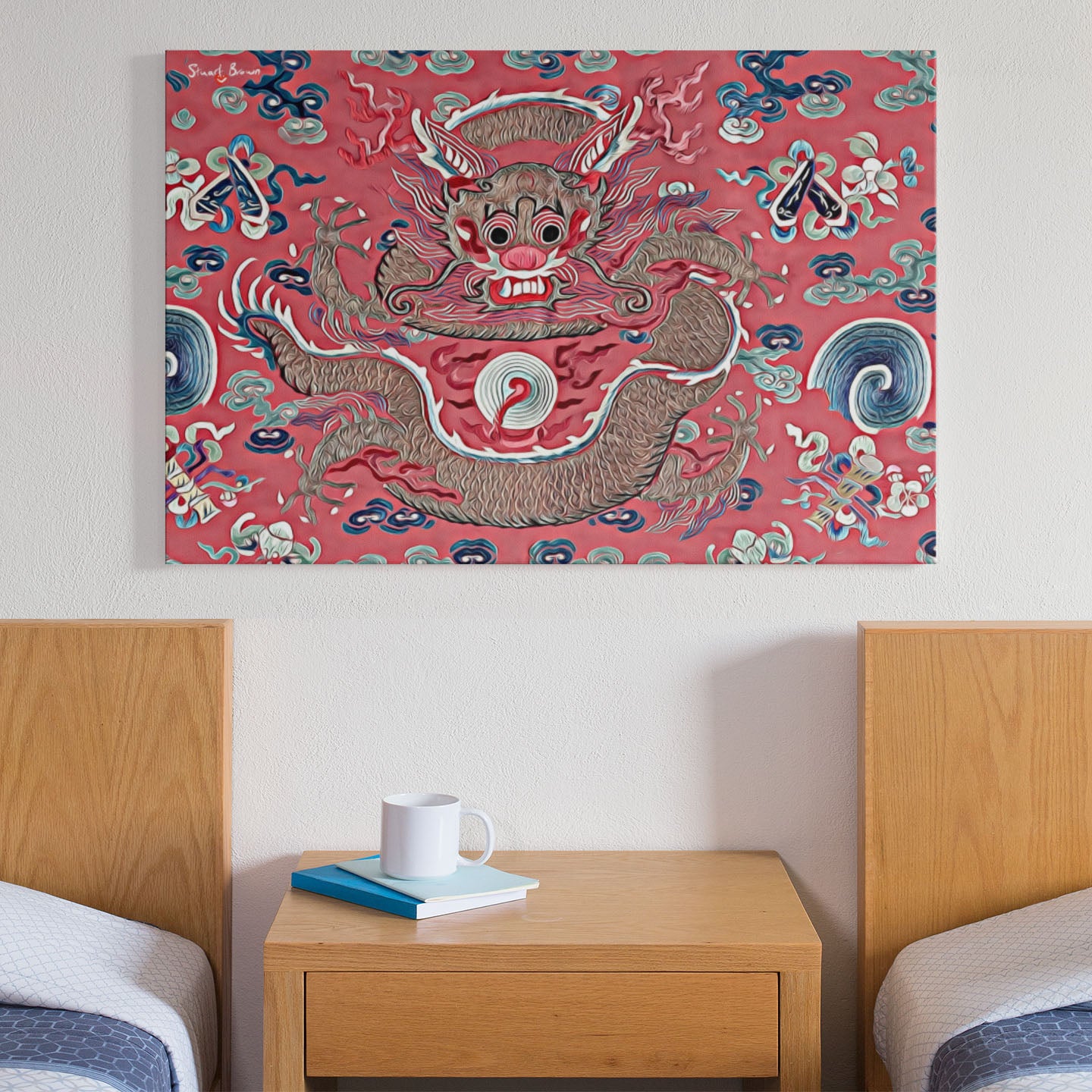 chinese dragon wall art