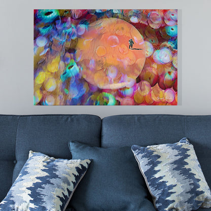colorful abstract space art