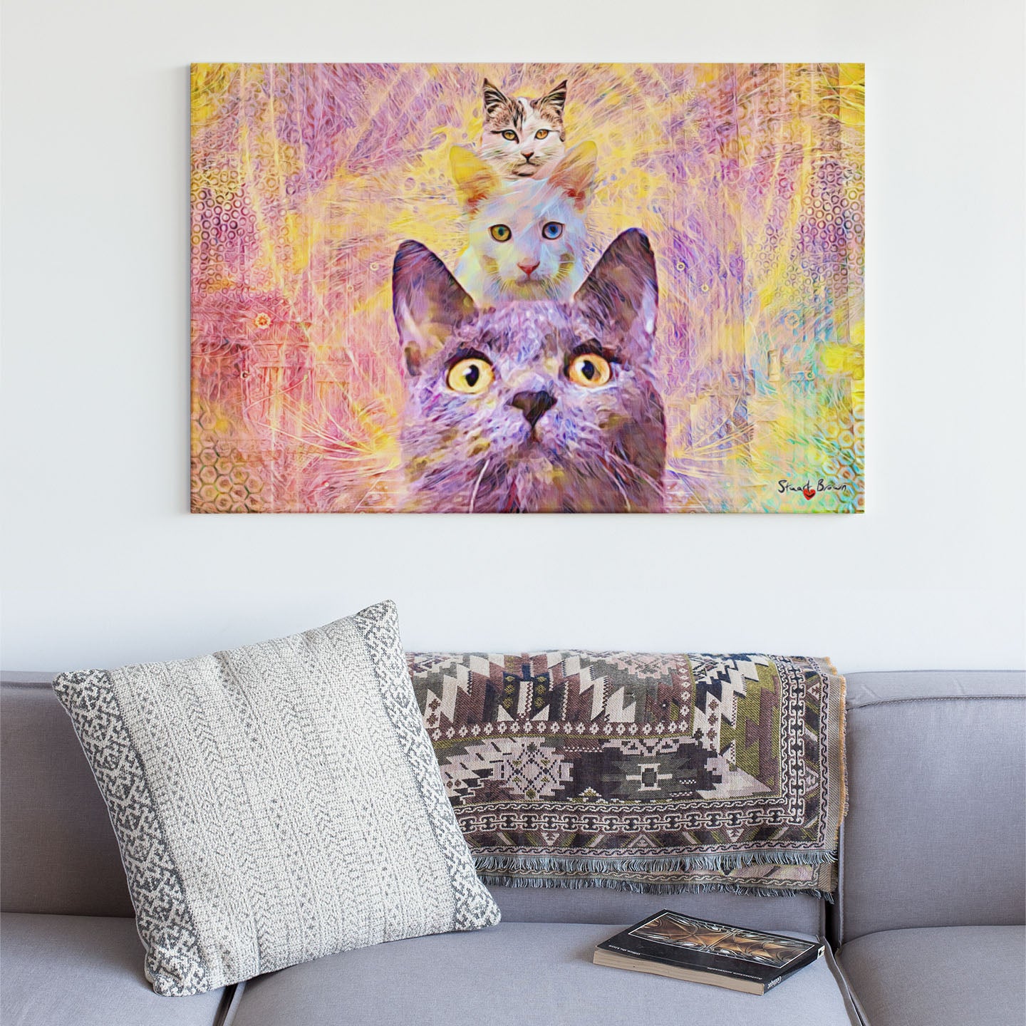 divine feminine cat energy art