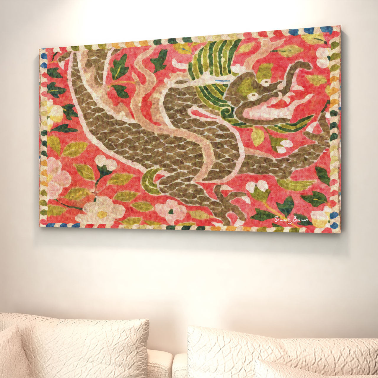 dragon wall art