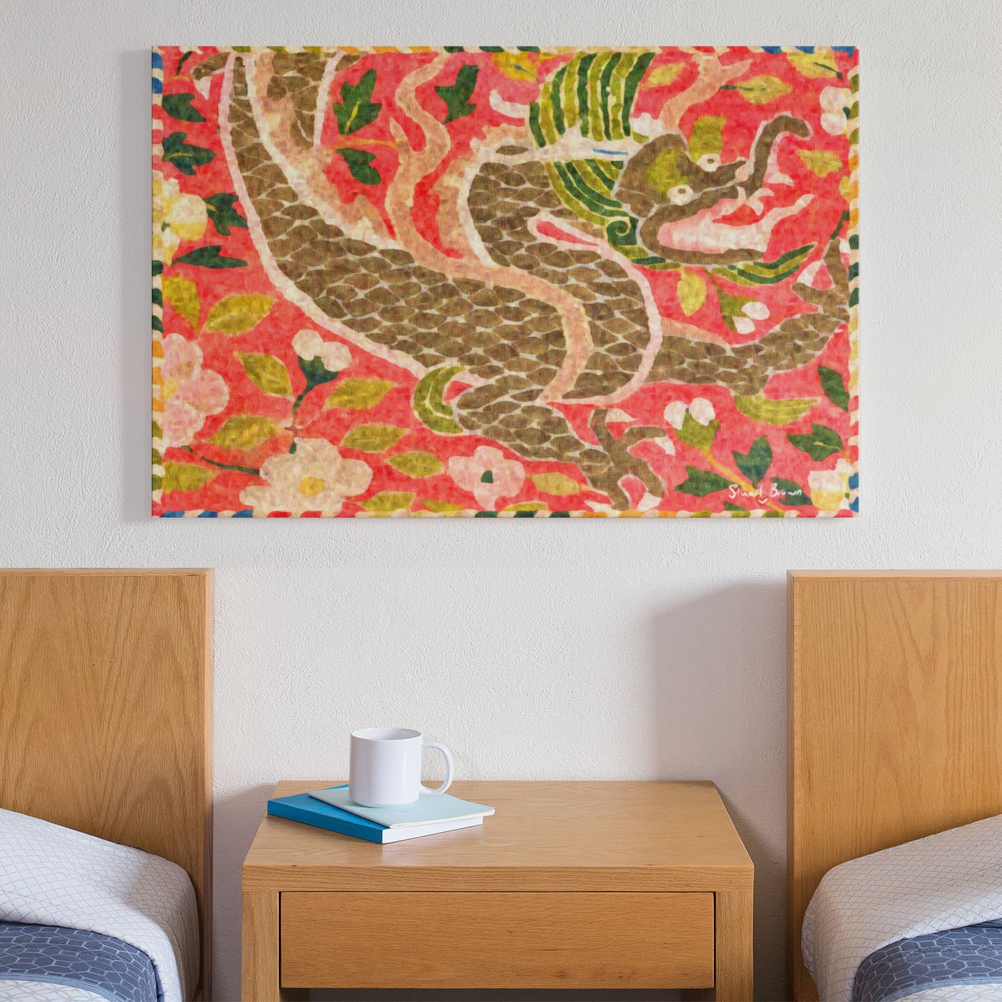 dragon wall art print