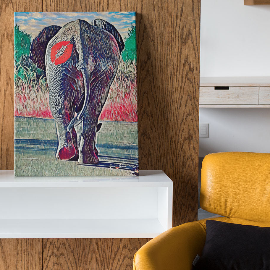 elephant wall art