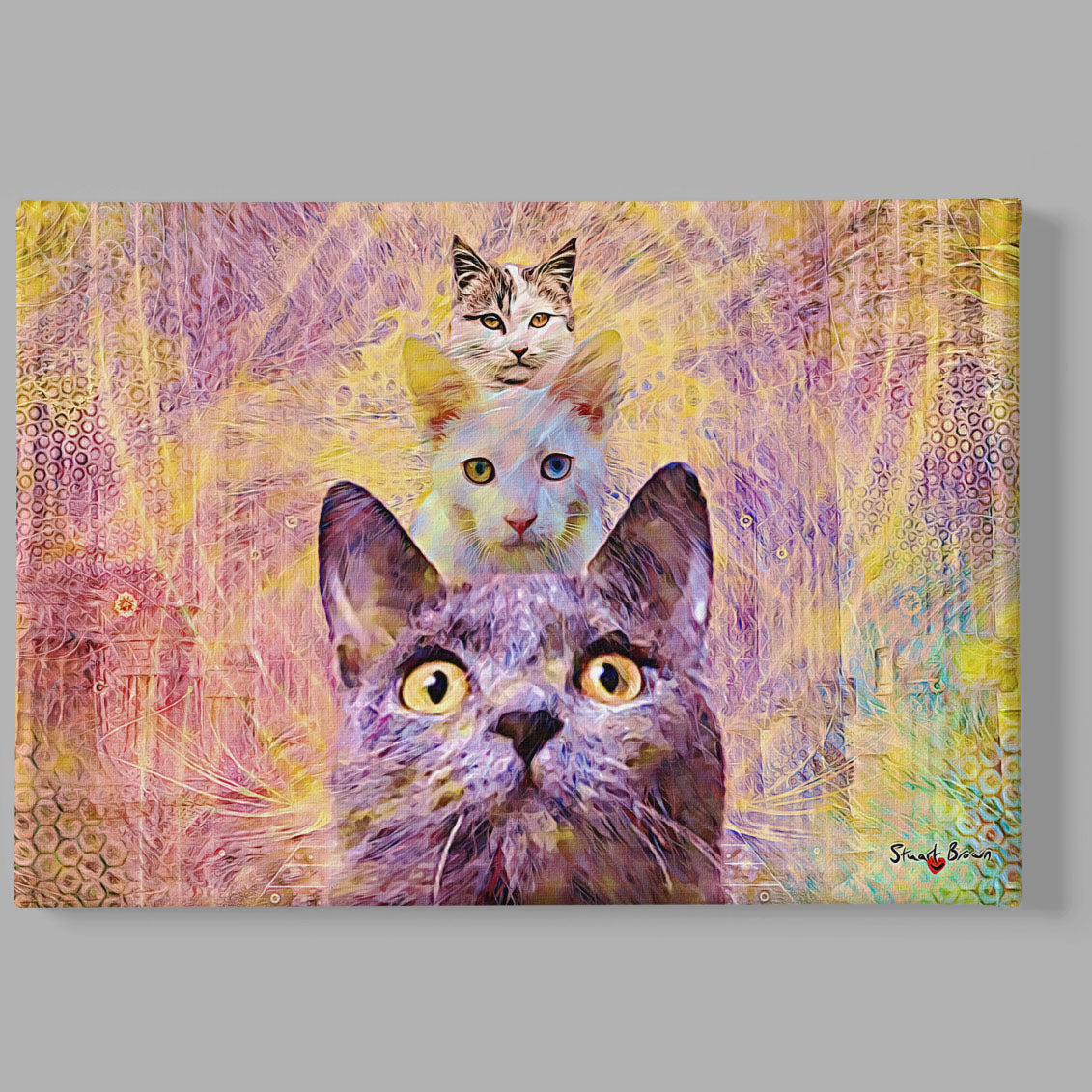 feminine cat energy art