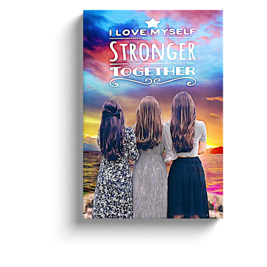 feminine energy art i love myself stronger together print