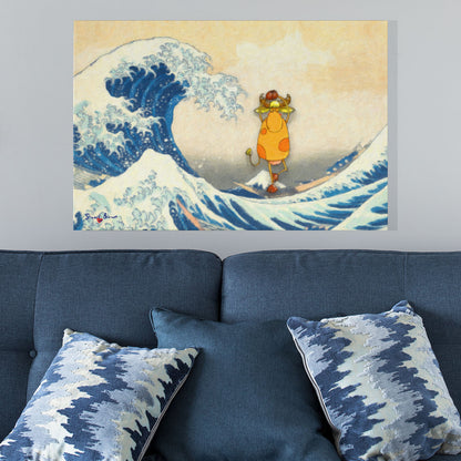 hokusai wave art