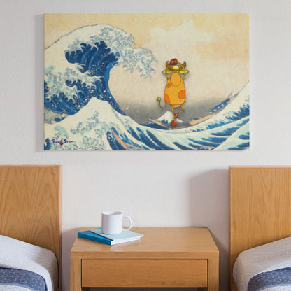 hokusai wave print