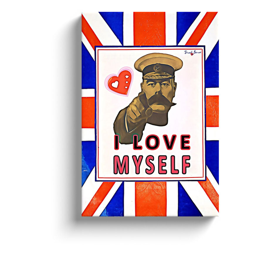 i love myself lord kitchener recruitment canvas print