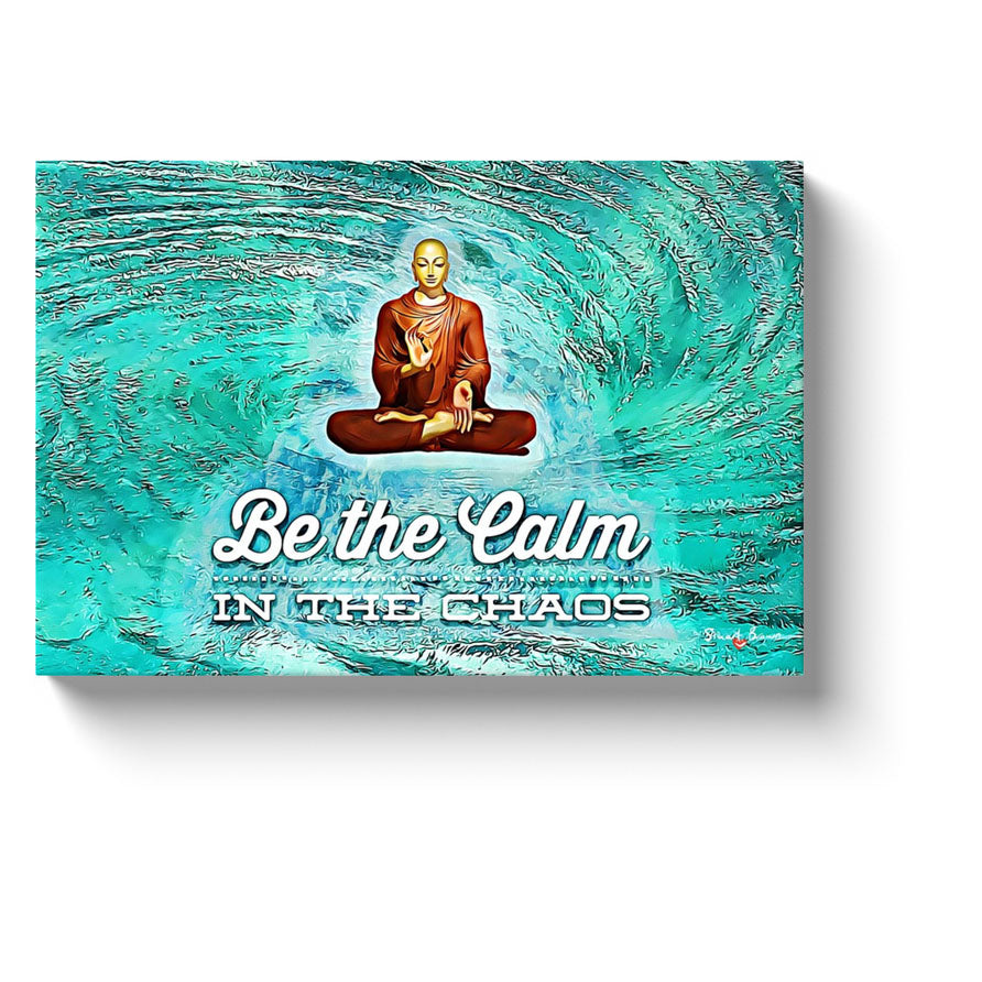 manifesting meditation maelstrom be the calm in the chaos canvas art print