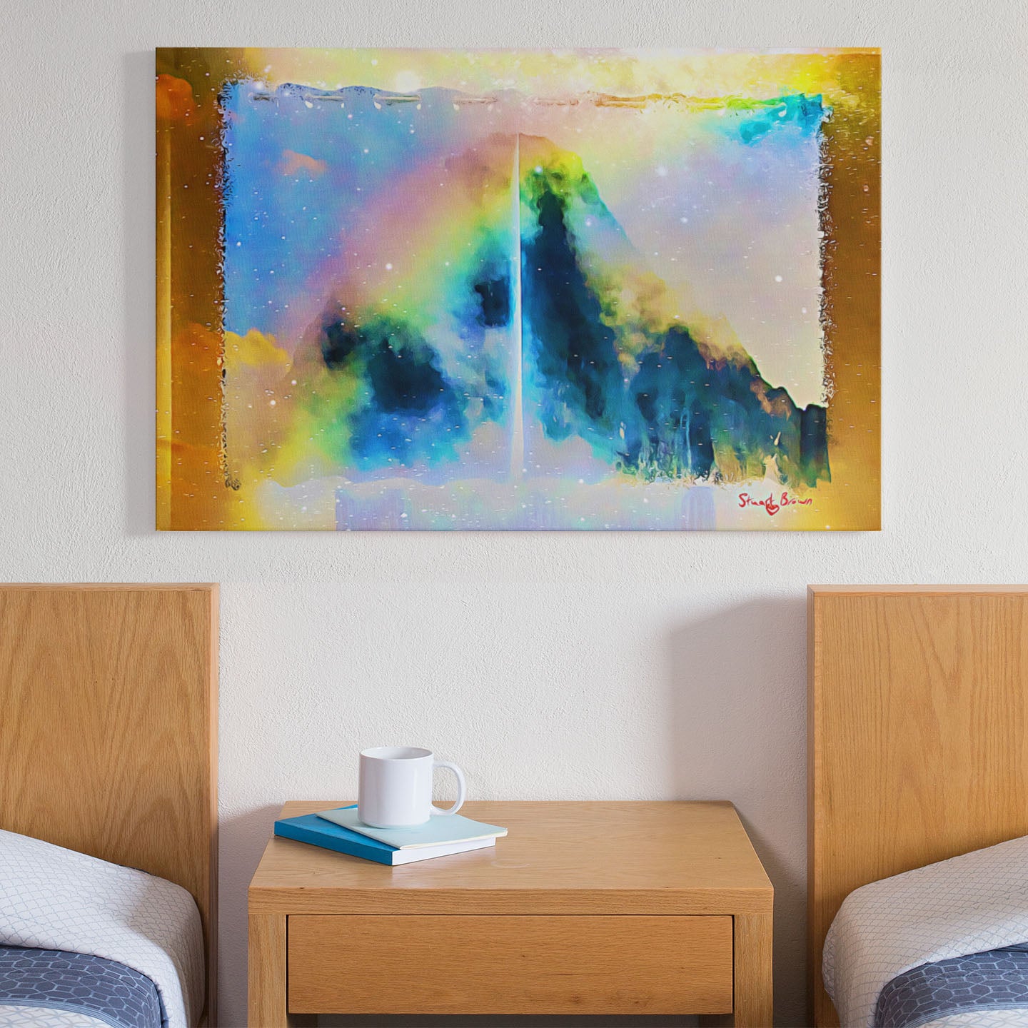 mountain art print