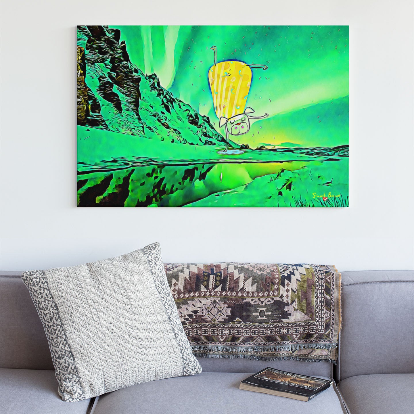 northern lights art