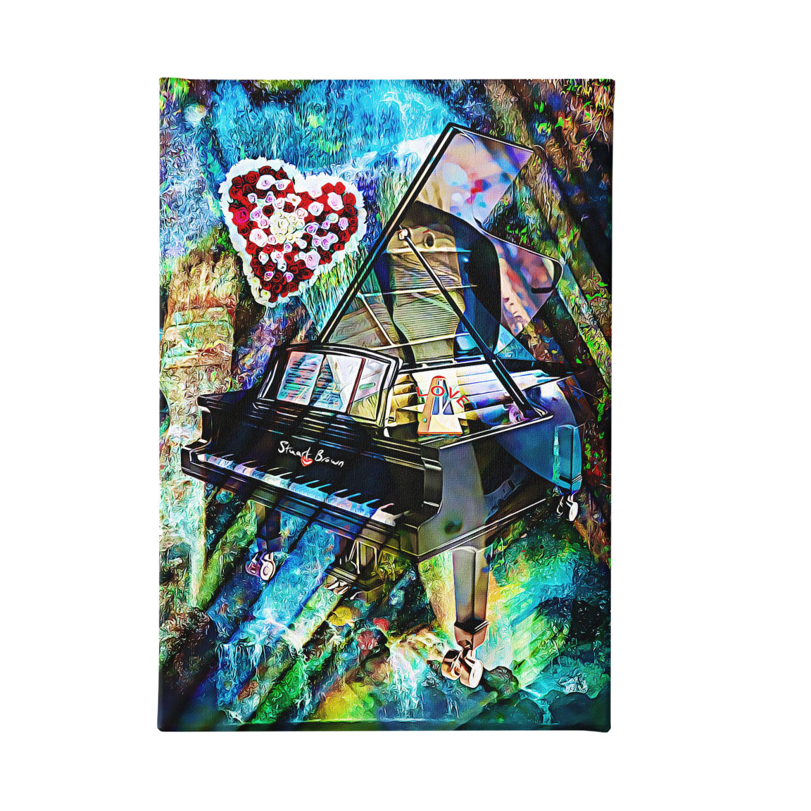 piano canvas print