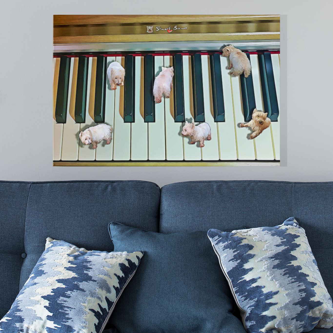 piano wall art print