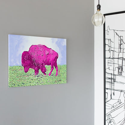 pink bison canvas