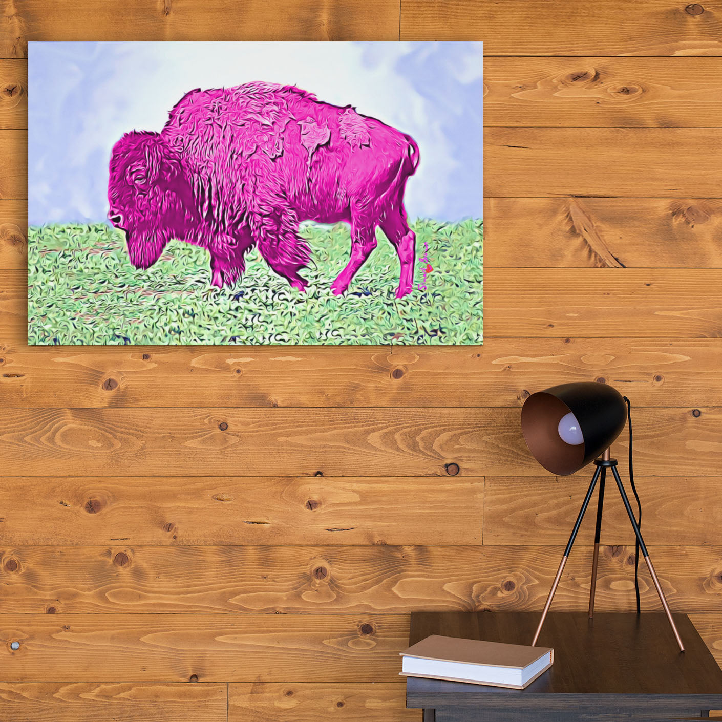 pink buffalo home decor