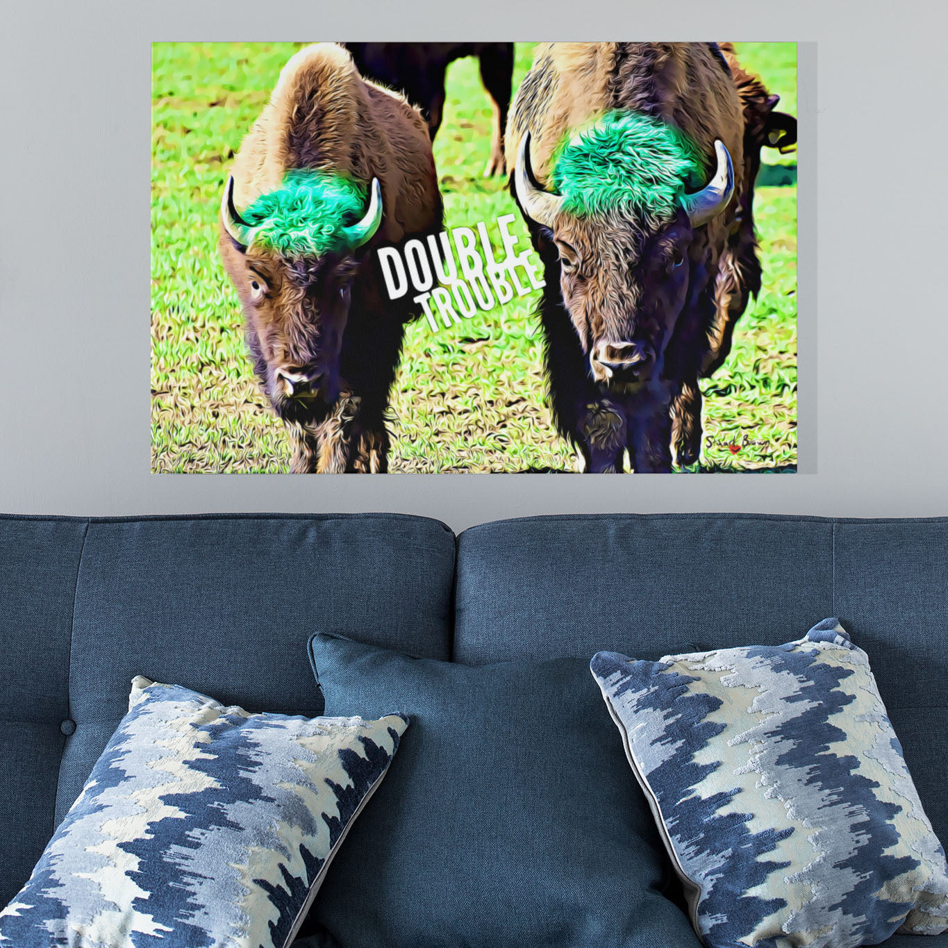 plains bison art