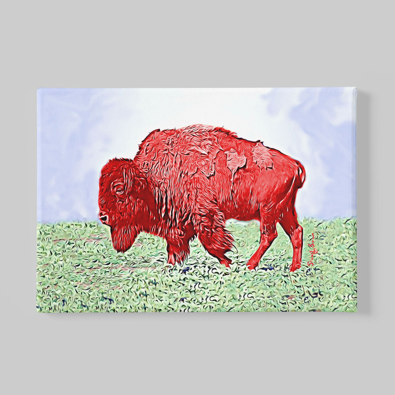red bison