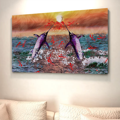 swordfish painting