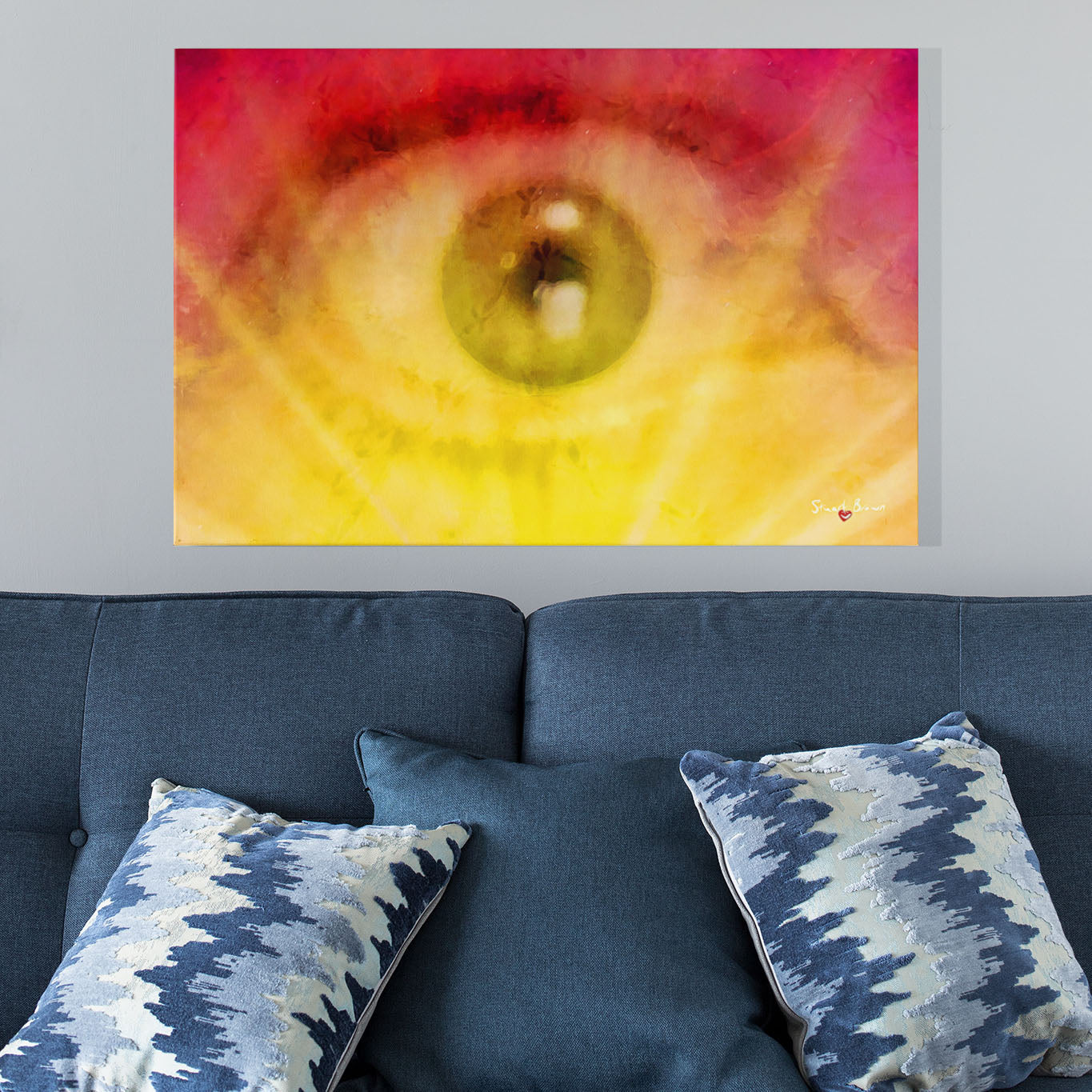 window to the soul eye art print