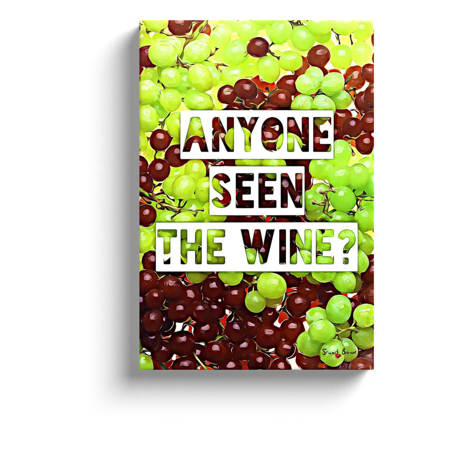 wine art grape art anyone seen the wine canvas print