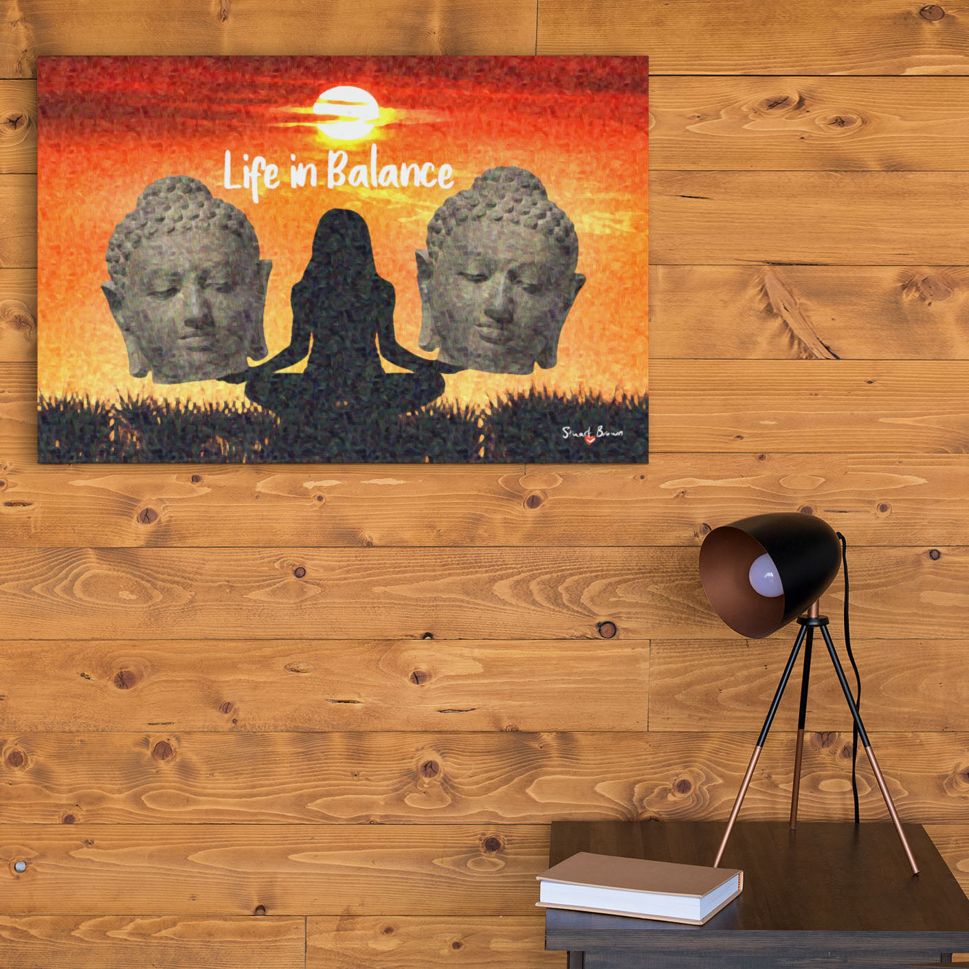 yoga wall art